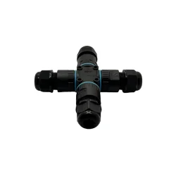 Conector De Cable Estanco Conexión Hembra Macho Con Forma X (Cruz) | 2 Pines 0.5-1.5mm² IP68 - 1 2
