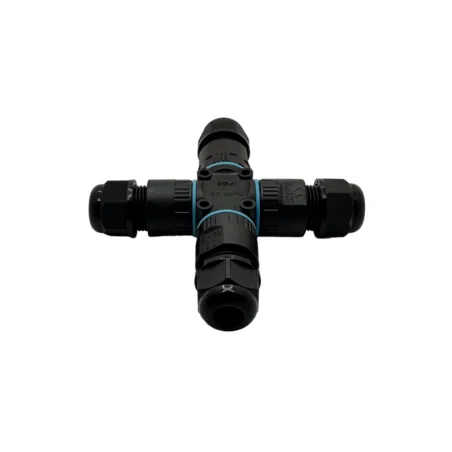 Conector De Cable Estanco Conexión Hembra Macho Con Forma X (Cruz) | 2 Pines 0.5-1.5mm² IP68 - 2