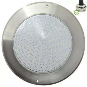 Projecteur de piscine LED blanc froid en acier inoxydable : Spots à LED - Blanc 6000k
