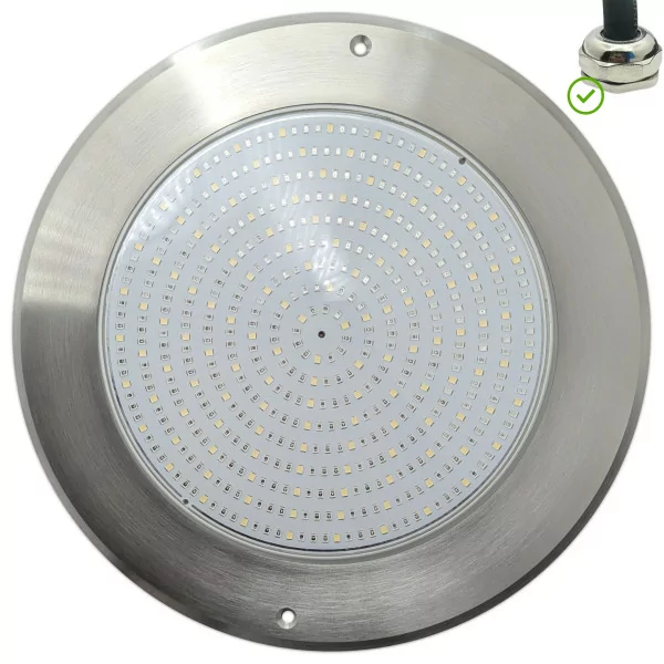 Foco LED RGB ON/OFF Acero Inoxidable | Ø28CM 35W