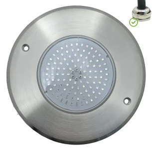 Projetor LED Piscina RGB 10W 12V AC Aço Inoxidável 16cm 2