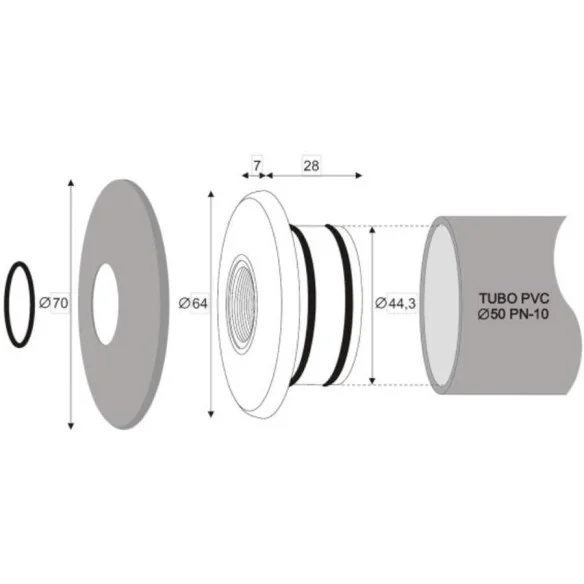 Bouton-poussoir piézoélectrique avec raccord rapide - 4