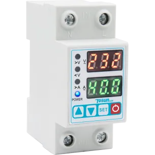 Protetor digital modular de tensão e corrente