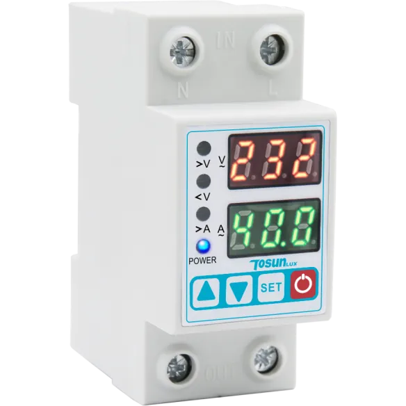 Protetor digital modular de tensão e corrente