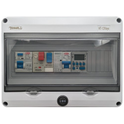 Tableau électrique pour piscine sans éclairage, adapté à un chlorinateur