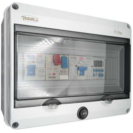 Cuadro eléctrico para piscina con Contactor para Motor apto para clorador - 2