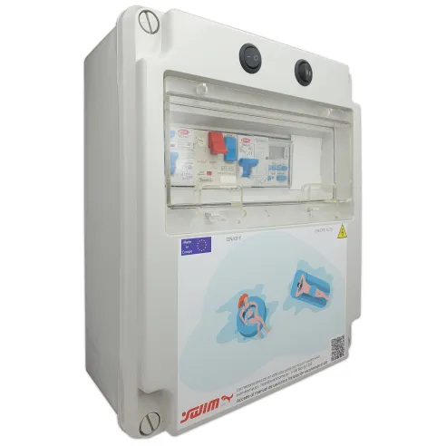 Cuadro eléctrico para piscina con Fuente de alimentación y Contactor para motor - 2 -