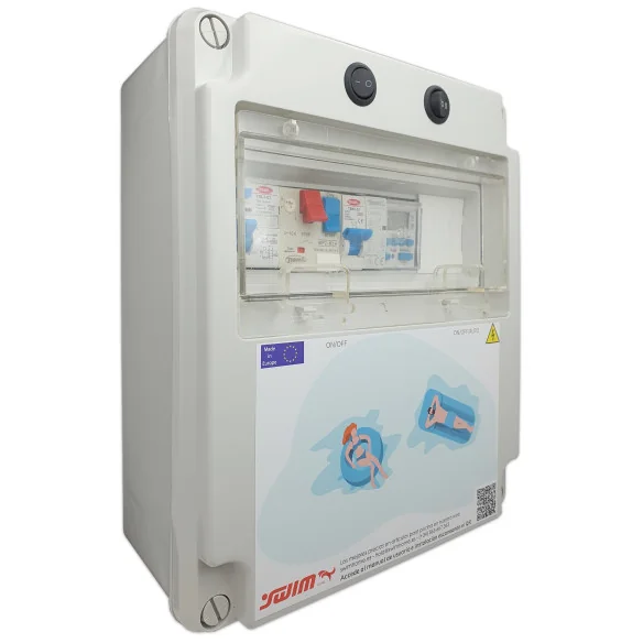 Cuadro eléctrico para piscina con Fuente de alimentación y Contactor para motor - 2 -