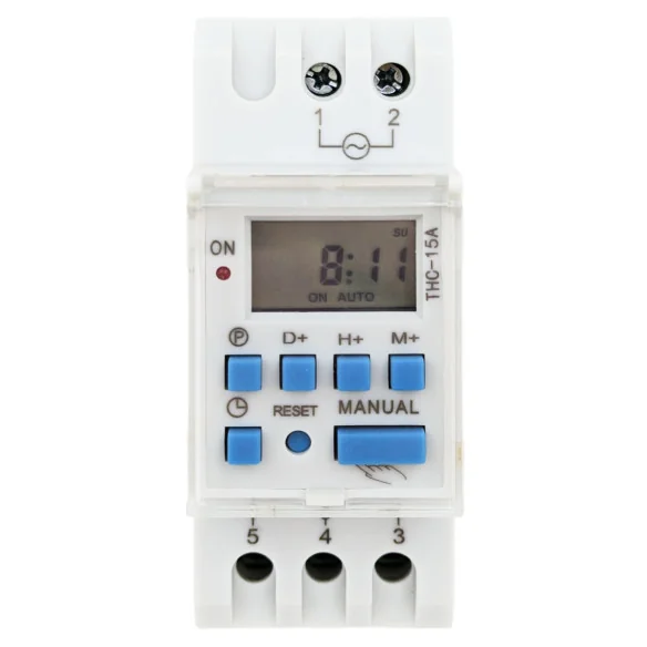 Interrupteur horaire Minuterie hebdomadaire | Horloge programmable 24h Swimhome