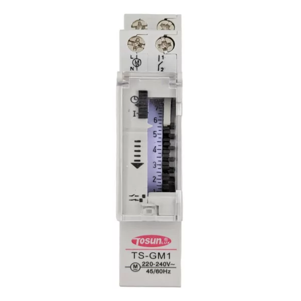 Modular analogue timer DIN rail 18mm - 2