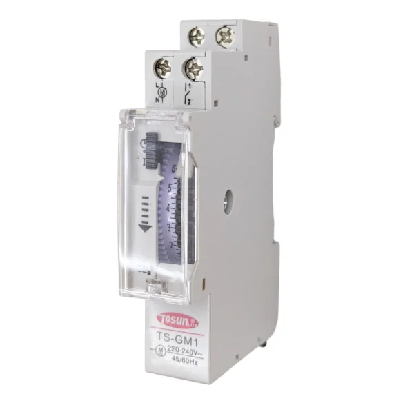 Modular analogue timer DIN rail 18mm - 2
