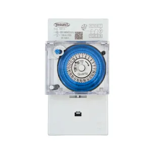 cópia do temporizador analógico DIN-rail 24 horas - 1 2