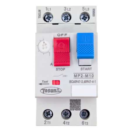 Motor Circuit Breaker Magneto-thermal Circuit Breaker 1 - 14A