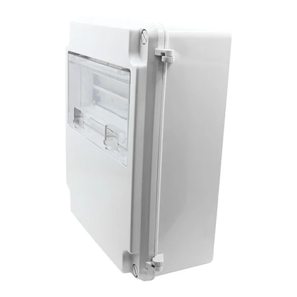 Caja de Distribución eléctrica para instalar cuadro eléctrico con visor y 11 módulos - 3
