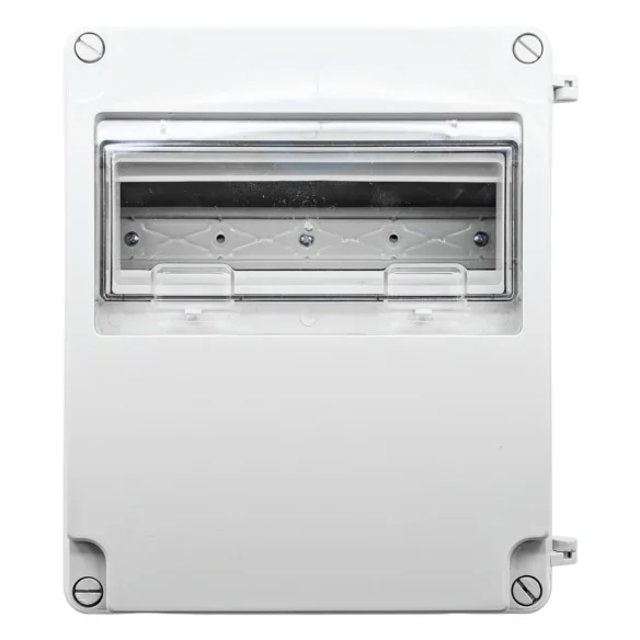 Caja de Distribución eléctrica para instalar cuadro eléctrico con visor y 11 módulos - 2