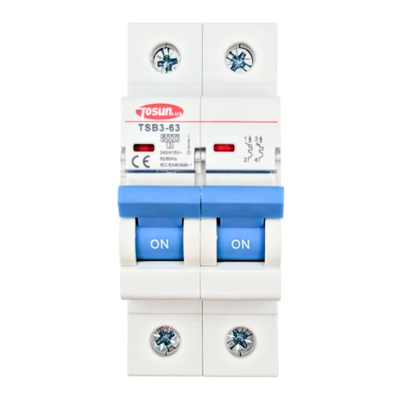 Interruptor TSB3-63 2P - Seguridad y Calidad | TOSUNlux