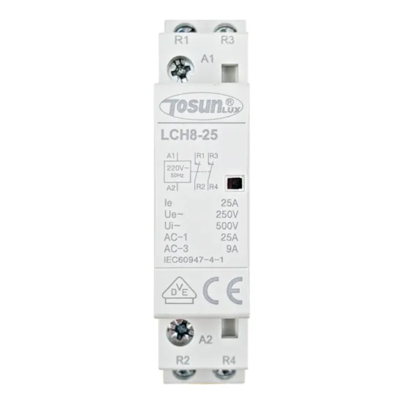 Contacteur modulaire NO 2P 25A 230V AC Swimhome