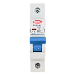 Disgiuntore Miniatura TSB3-63: Sicurezza ed Efficienza in 1P