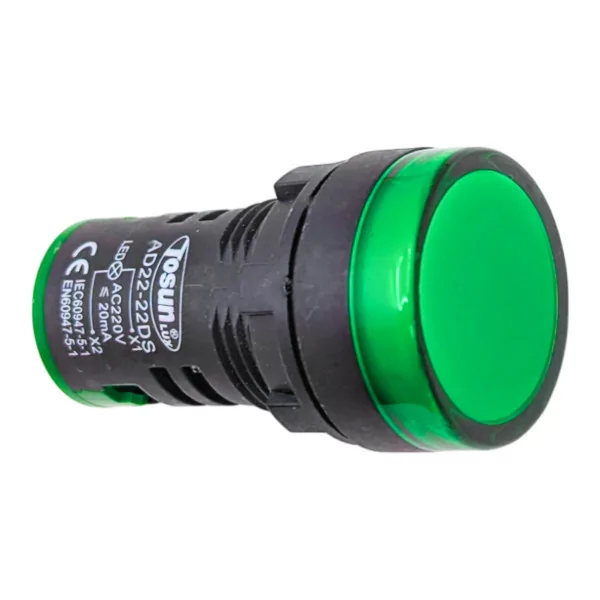 LED indicator for panel mounting