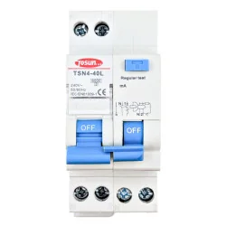 Interruptor (Diferencial + Magnetotérmico) Curva C tipo AC 30mA