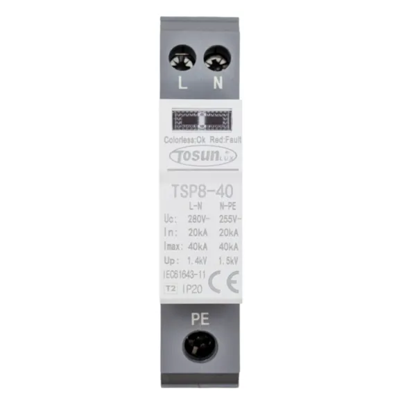 Protector de Sobretensiones Avanzado TSP8 para Seguridad Eléctrica Robusta