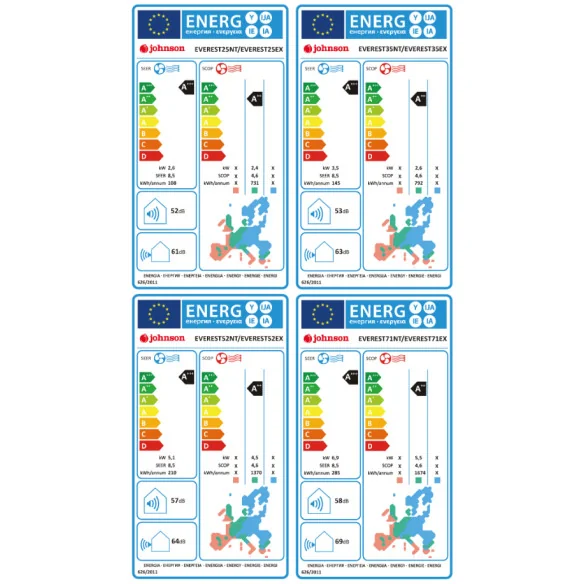 Ar condicionado de parede split preto A+++ com aquecimento e arrefecimento