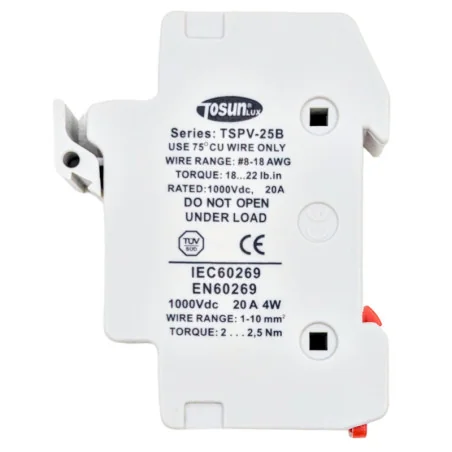 Portafusible Fotovoltaico 1000V DC 20A | Solar gPV Certificado TÜV
