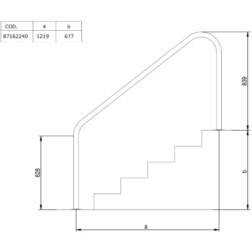 Barandilla Flexinox SIN pletina -OUTLET-
