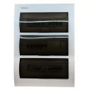 Electrical Panel 36 Modules with 9 Circuit Breakers 2 Differential and Surge Protectors for Residential Use