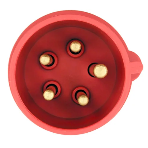 32A 4P+T Conector trifásico IP44 | Ficha industrial para serviço pesado