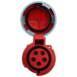 4P+T or 3P+N+T Three-Phase Male Plug Connector