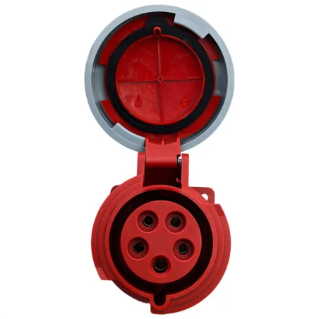4P+T or 3P+N+T Three-Phase Male Plug Connector