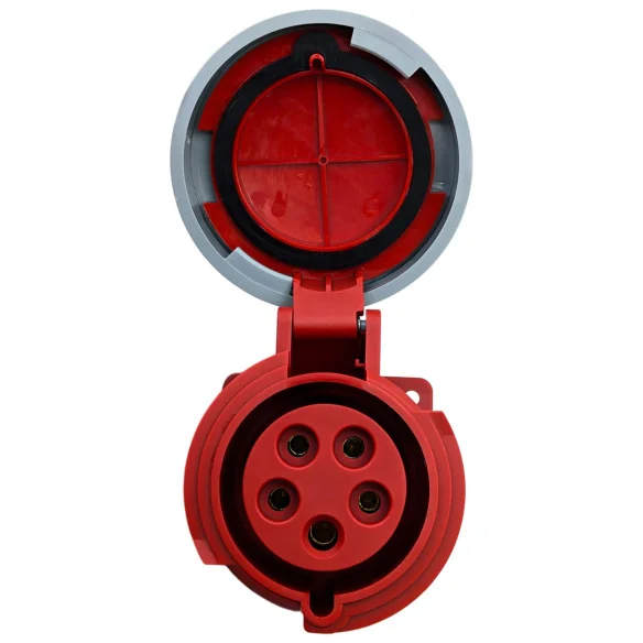 Connecteur mâle triphasé 4P+T ou 3P+N+T