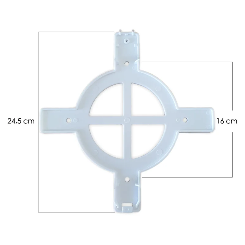 Saving Pack: 2 LED RGB 4-wire 35W ABS Pool Floodlights + Power Supply 150W