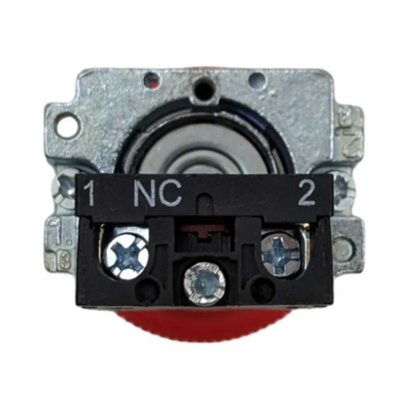 Red Flush-Mounted Emergency Mushroom Push Button