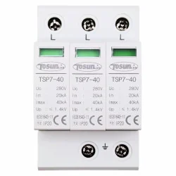 2 or 3 Pole Transient Surge Protector and NPE