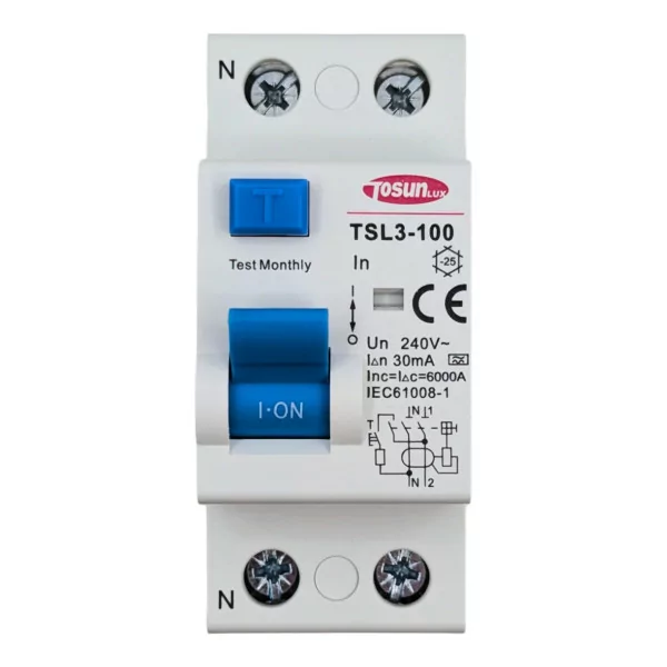 copy of Residential residual current device 30mA 6KA 1P+N type A