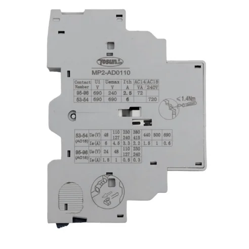 Auxiliary Contact AD0110 1NC (FAULT) + NO for Motor Guard