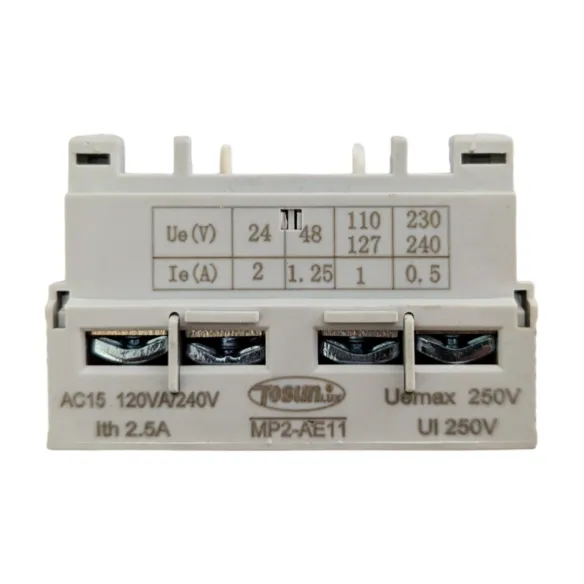 Front Auxiliary Contact for Motor Guard AE11 NO+NC