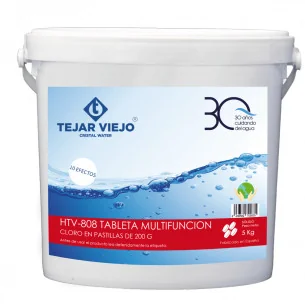 Tabletas Cloro Multifunción para Piscinas - 5 y 10 Acciones