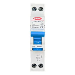 Differential + circuit breaker Curve C 30mA type A