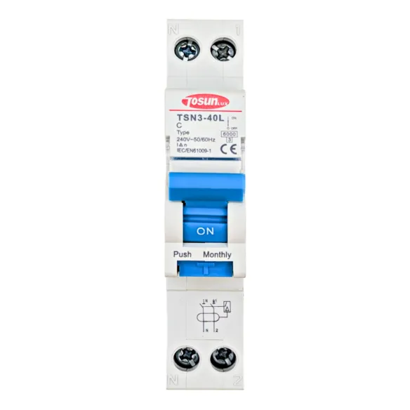 Différentiel + disjoncteur Courbe C 30mA type A