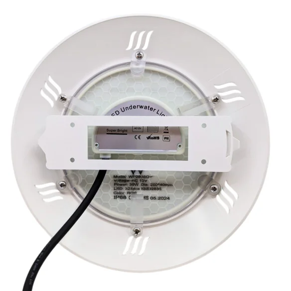 Foco LED para Piscina Relleno de Resina EPOXY Blanco Frío 35W