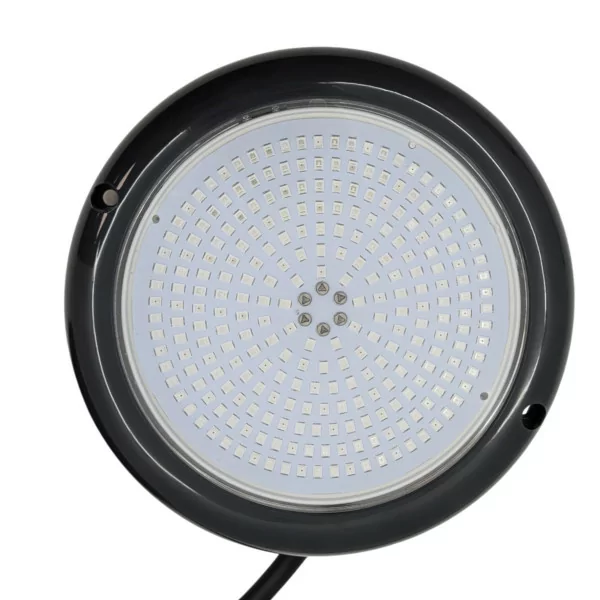 Foco LED Blanco 12V/AC de Superficie Ø15 cm Gama Premium Black|Swimhome