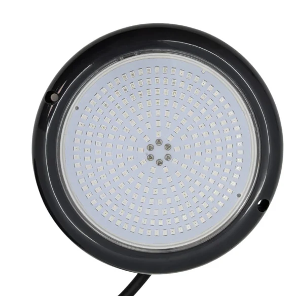 Surface LED Pool Spotlight 15W 12V AC | 6000K Premium Black