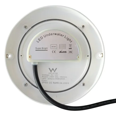 Foco LED Blanco Frío ABS| 18CM Diámetro 24W