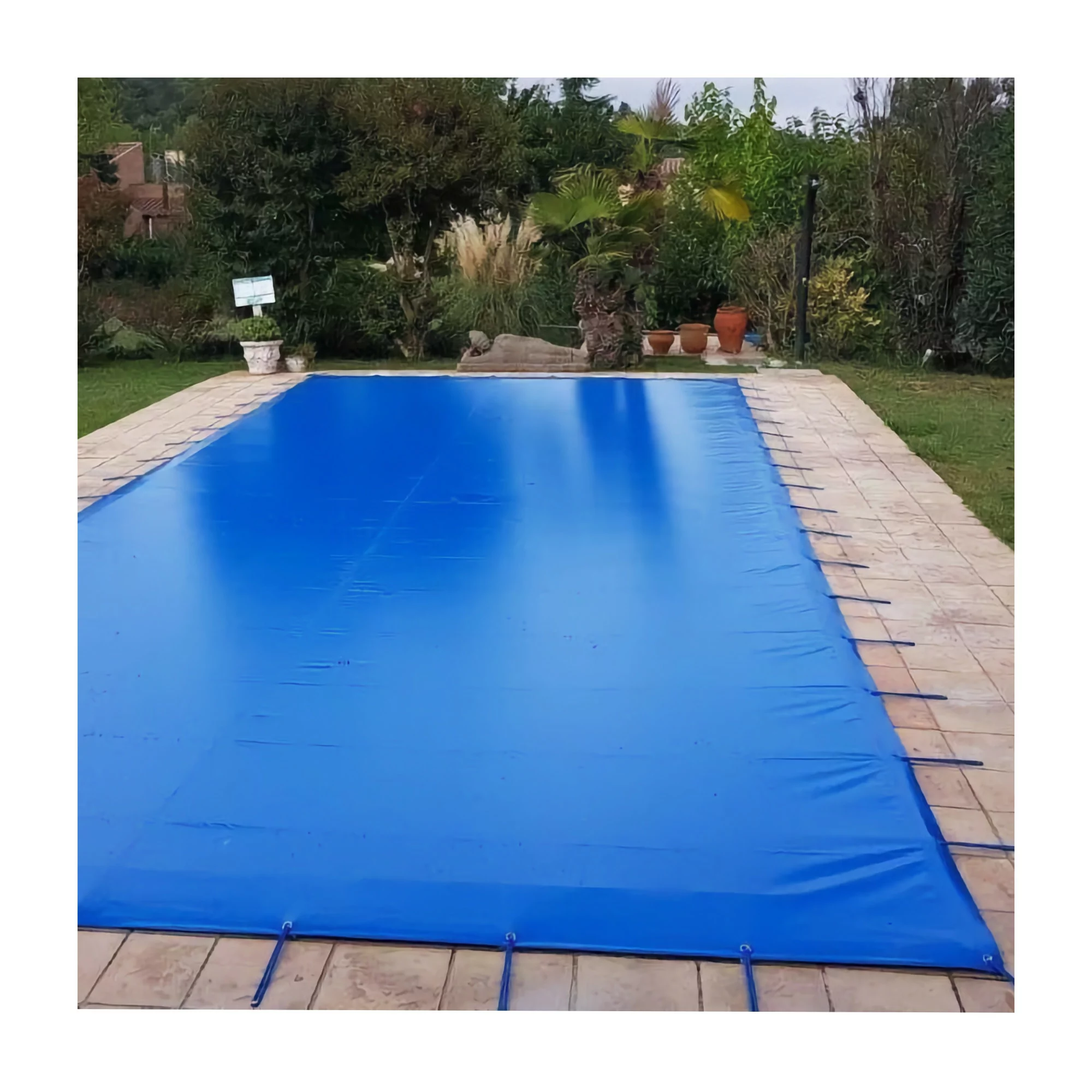 Custom made winter pool cover