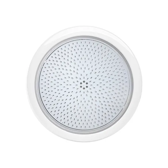 Projetor LED ABS 18W Branco Frio para piscinas de fibra, liner ou chapa reforçada