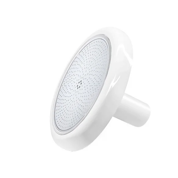 Projetor LED ABS 18W Branco Frio para piscinas de fibra, liner ou chapa reforçada