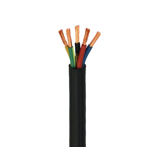 Flexible Electric Hose Black 5 wires (metre)